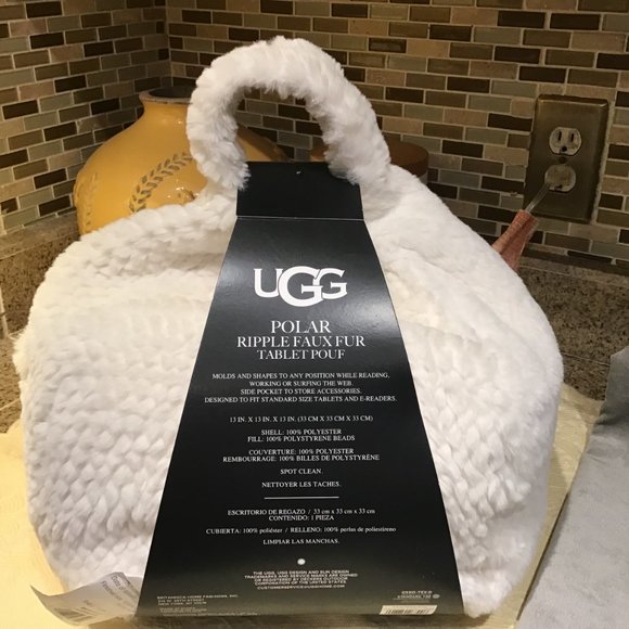 UGG Accents Ugg Polar Ripple Faux Fur Tablet Pouf Poshmark
